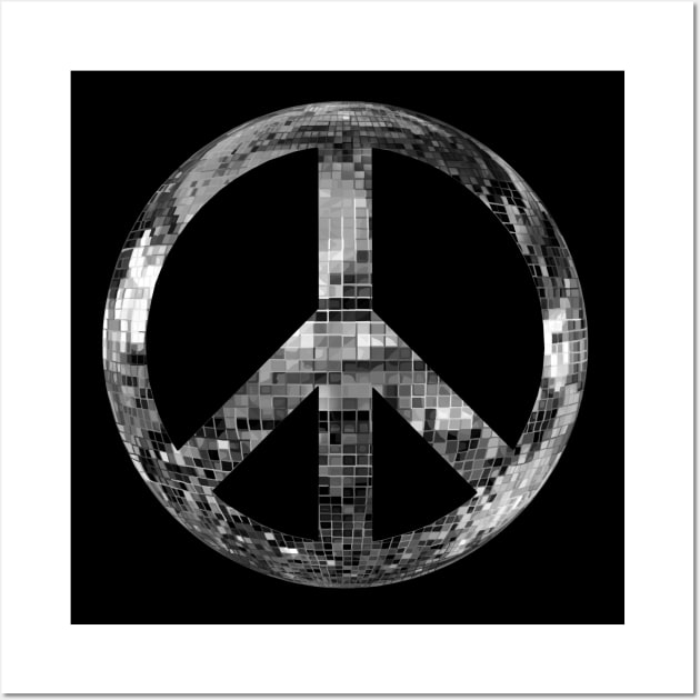 Disco Peace Sign Wall Art by Art by Deborah Camp